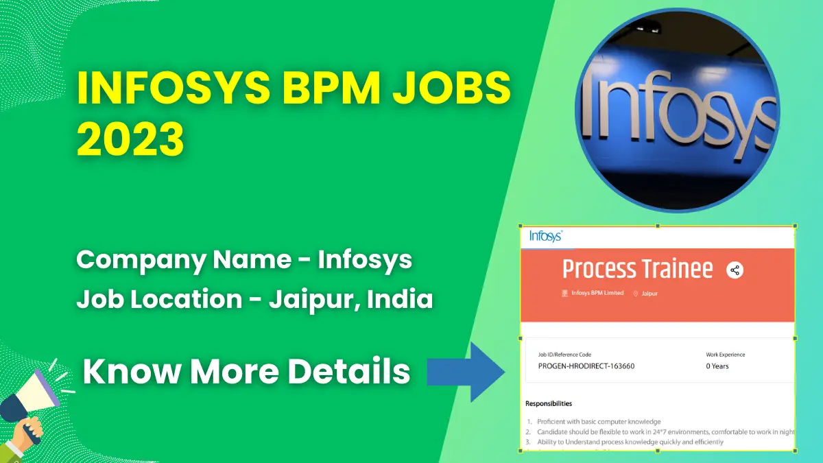 Infosys BPM Jobs 2023 | Check Eligibility, How to Apply, and More 1 Infosys BPM Jobs 2023