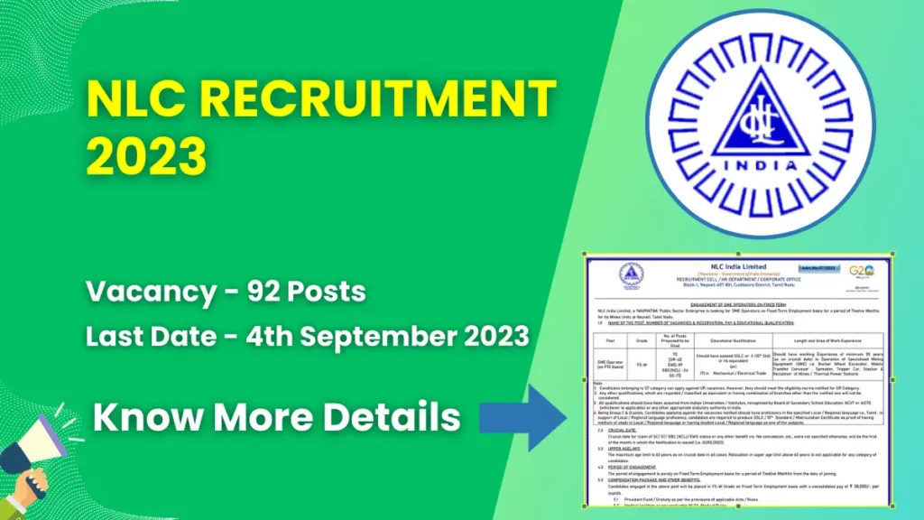 NLC Recruitment 2023
