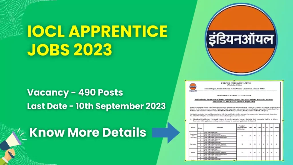 IOCL Apprentice Jobs 2023