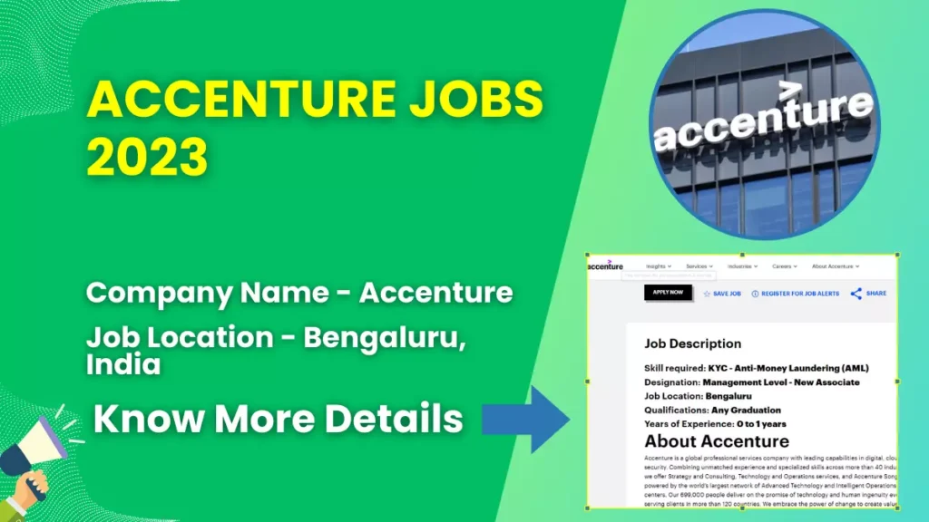 Accenture Jobs 2023