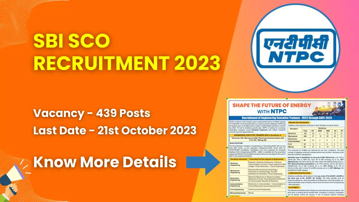SBI SCO Recruitment 2023