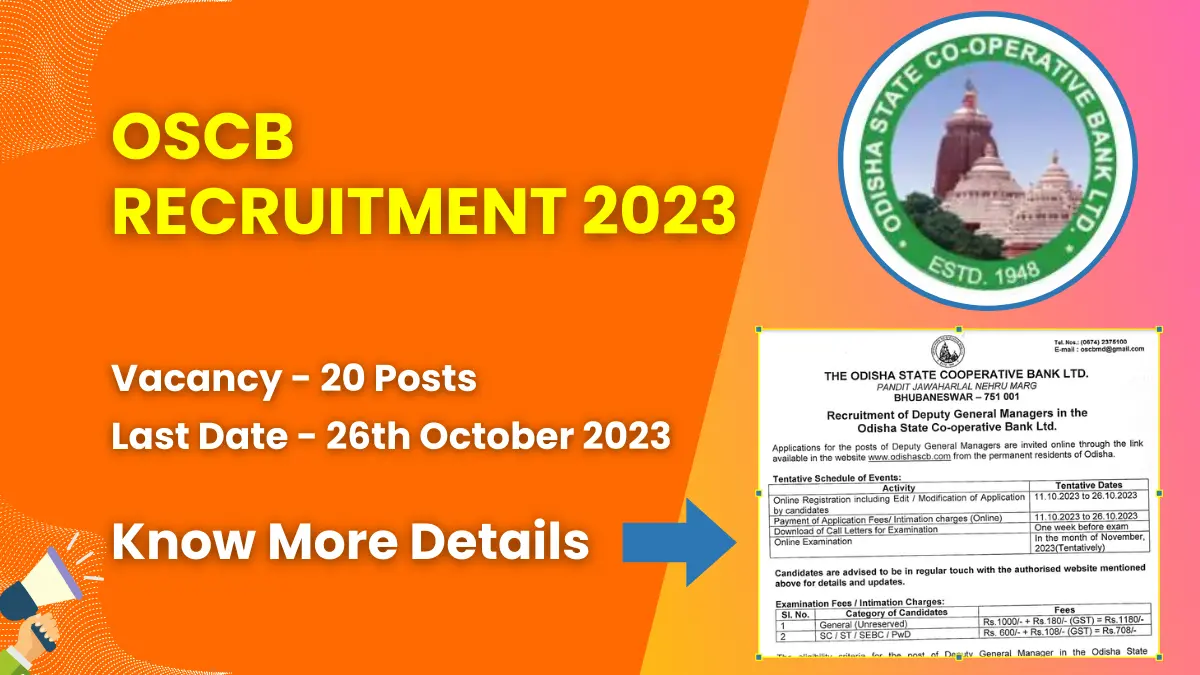 OSCB Recruitment 2023