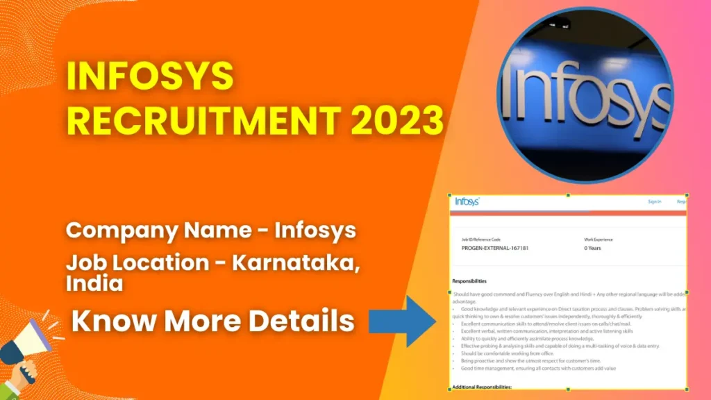 Infosys Recruitment 2023