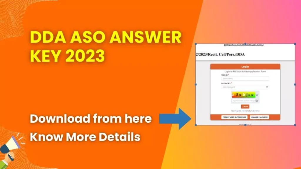 DDA ASO Answer Key 2023 (Released) | Download Question Paper Solution