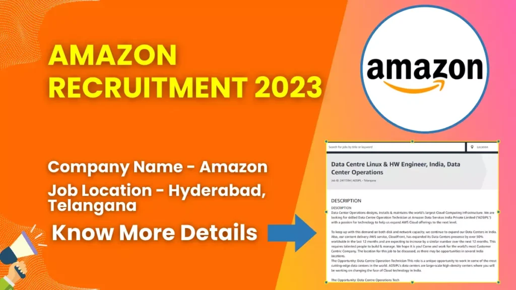 Amazon Recruitment 2023