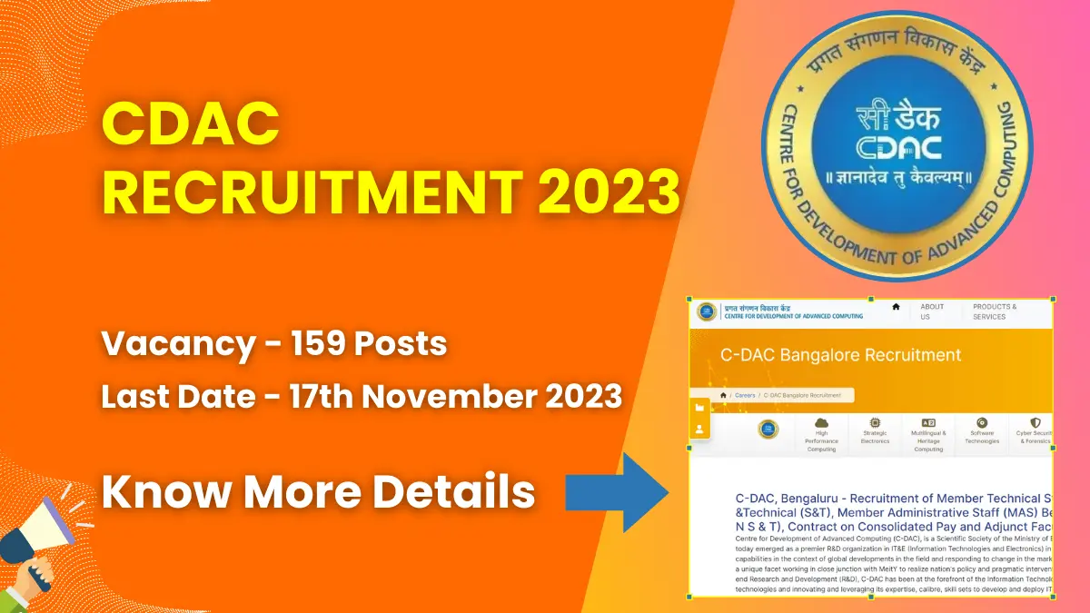 CDAC Recruitment 2023