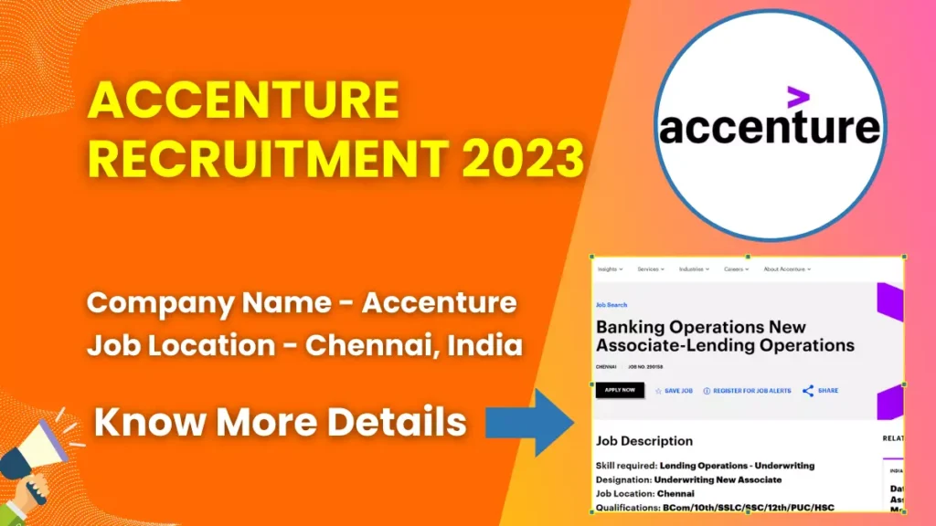 Accenture Recruitment 2023