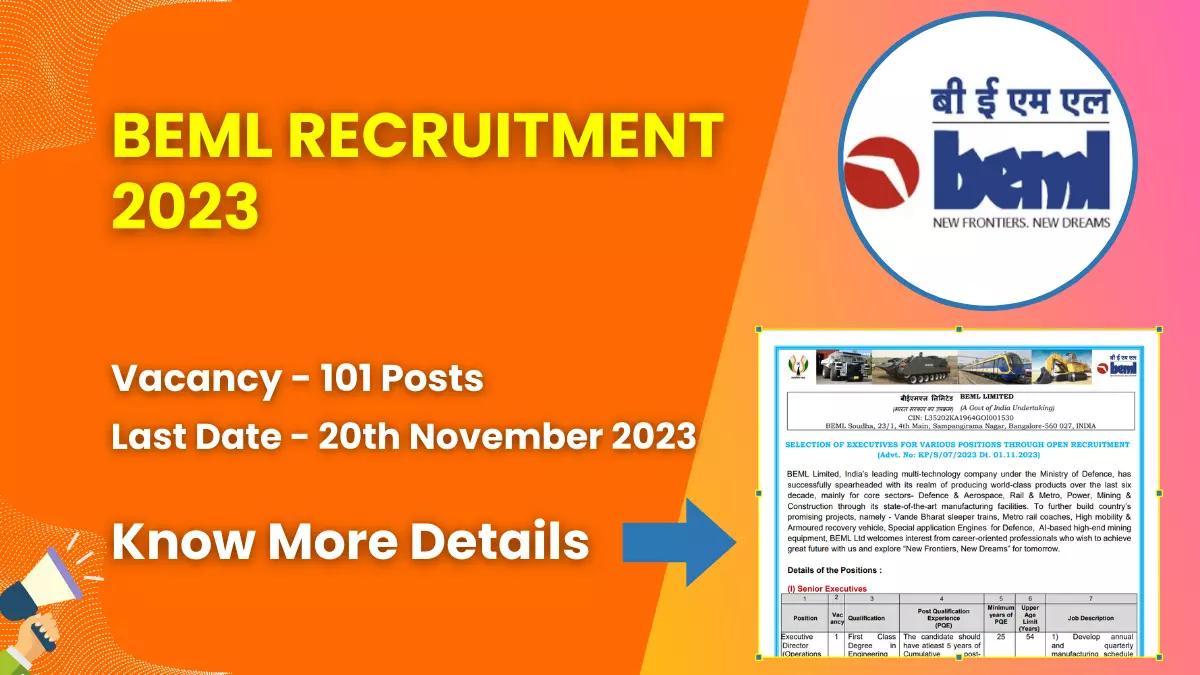 BEML Recruitment 2023