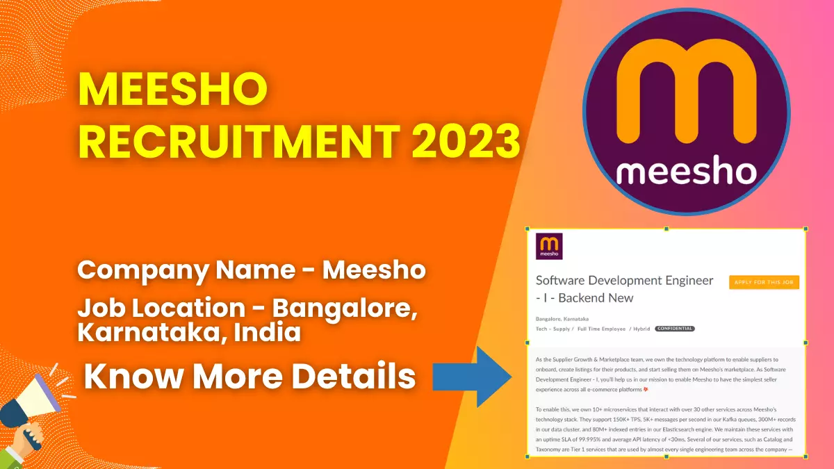 Meesho Recruitment 2023 | Check Eligibility, How to Apply, and More 1 Meesho Recruitment 2023
