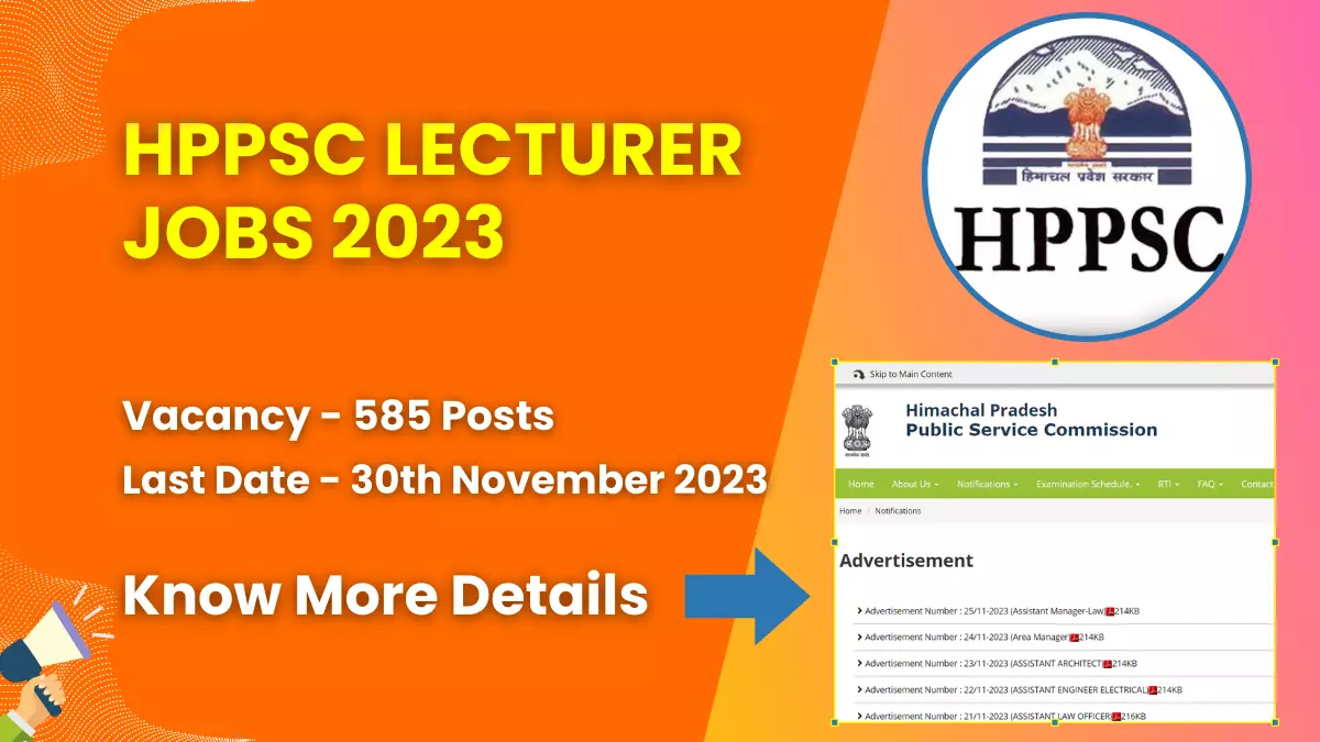 HPPSC Lecturer Jobs 2023