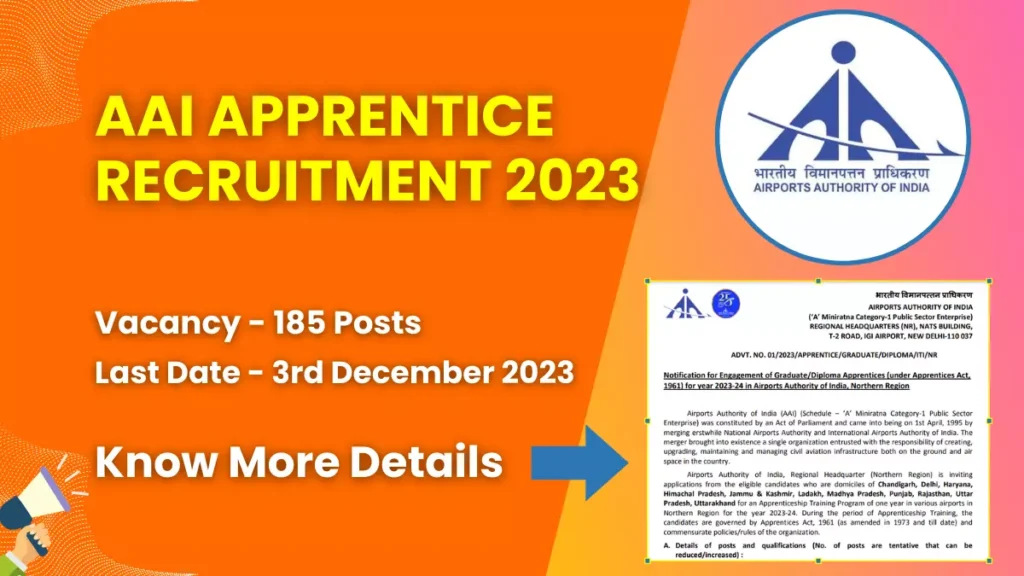 AAI Apprentice Recruitment 2023