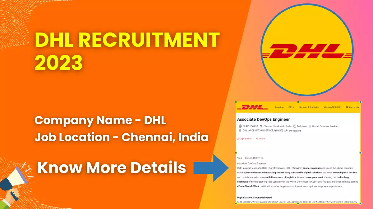 DHL Recruitment 2023