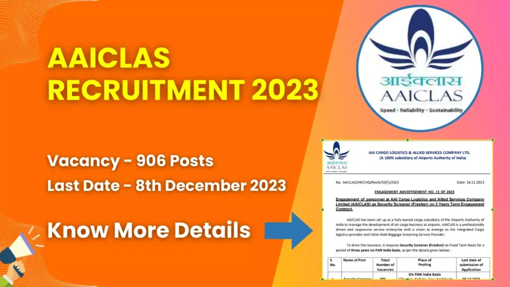 AAICLAS Recruitment 2023