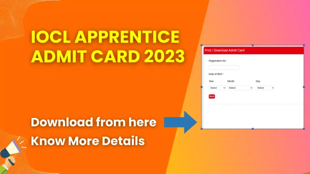 IOCL Apprentice Admit Card 2023