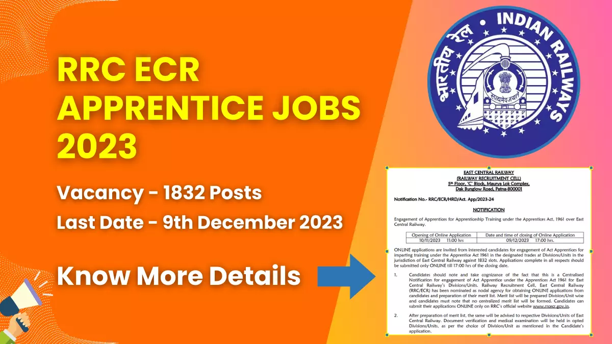 RRC ECR Apprentice Jobs 2023