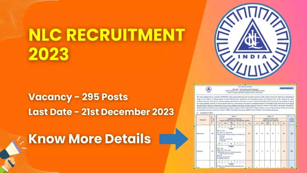 NLC Recruitment 2023