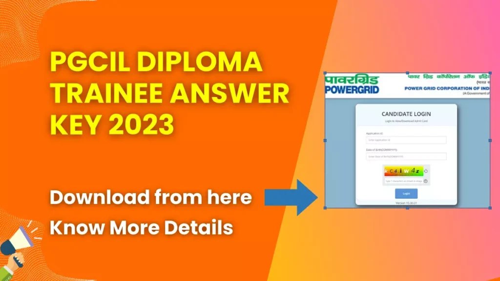 PGCIL Diploma Trainee Answer Key 2023