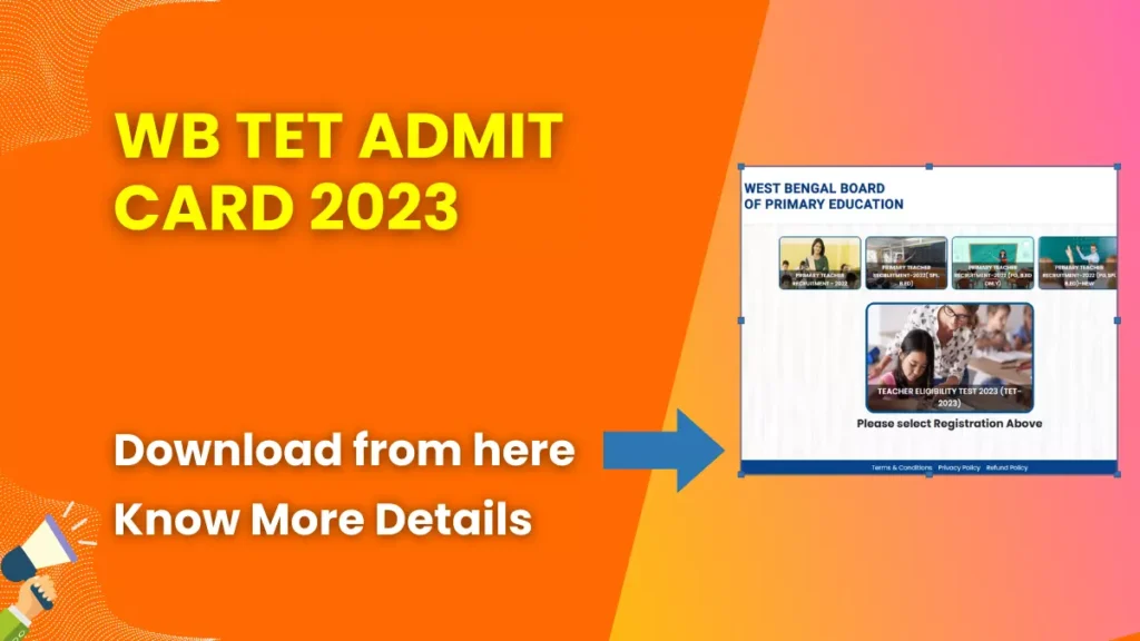 WB TET Admit Card 2023