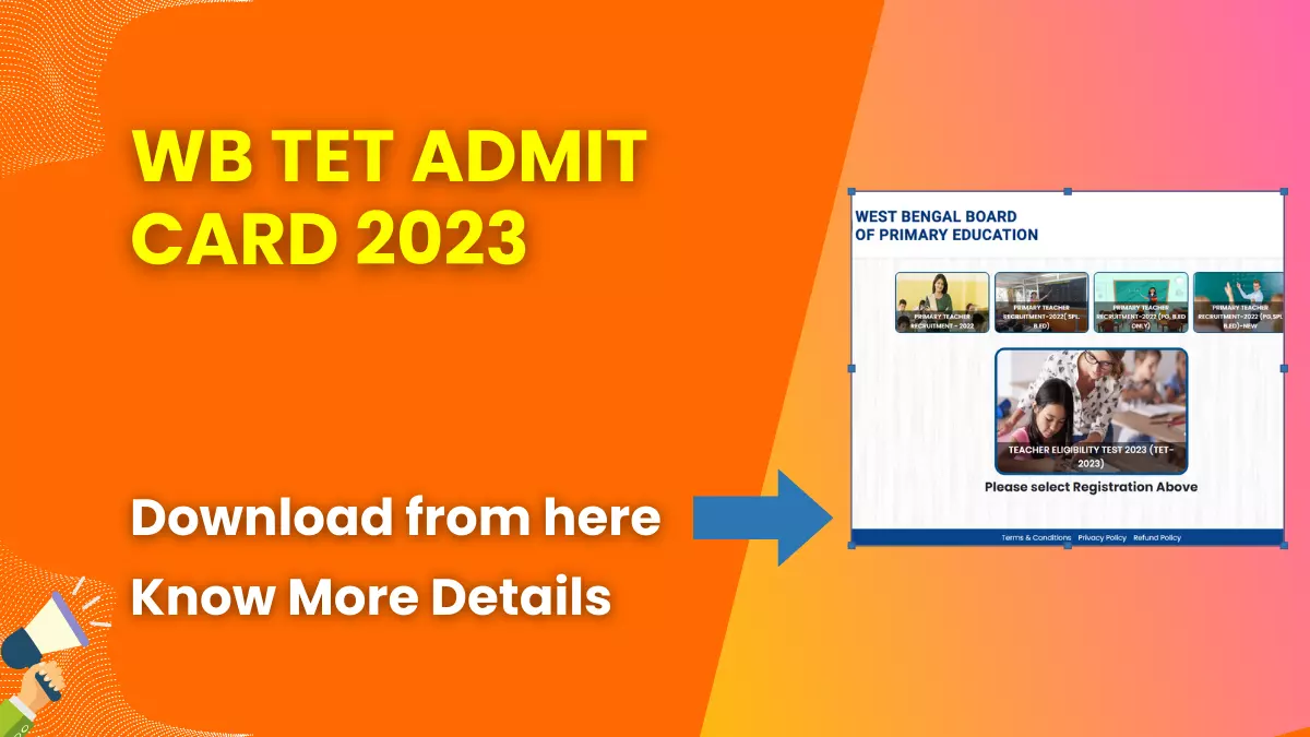WB TET Admit Card 2023