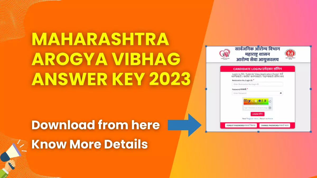 Maharashtra Arogya Vibhag Answer Key 2023