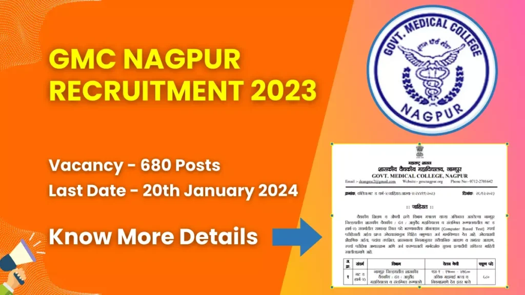 GMC Nagpur Recruitment 2023