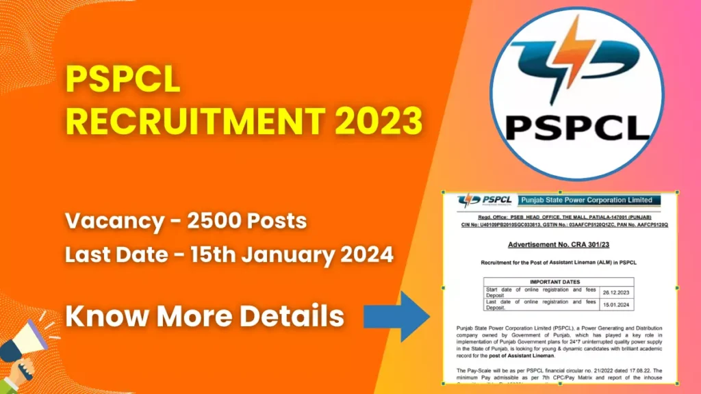 PSPCL Recruitment 2023
