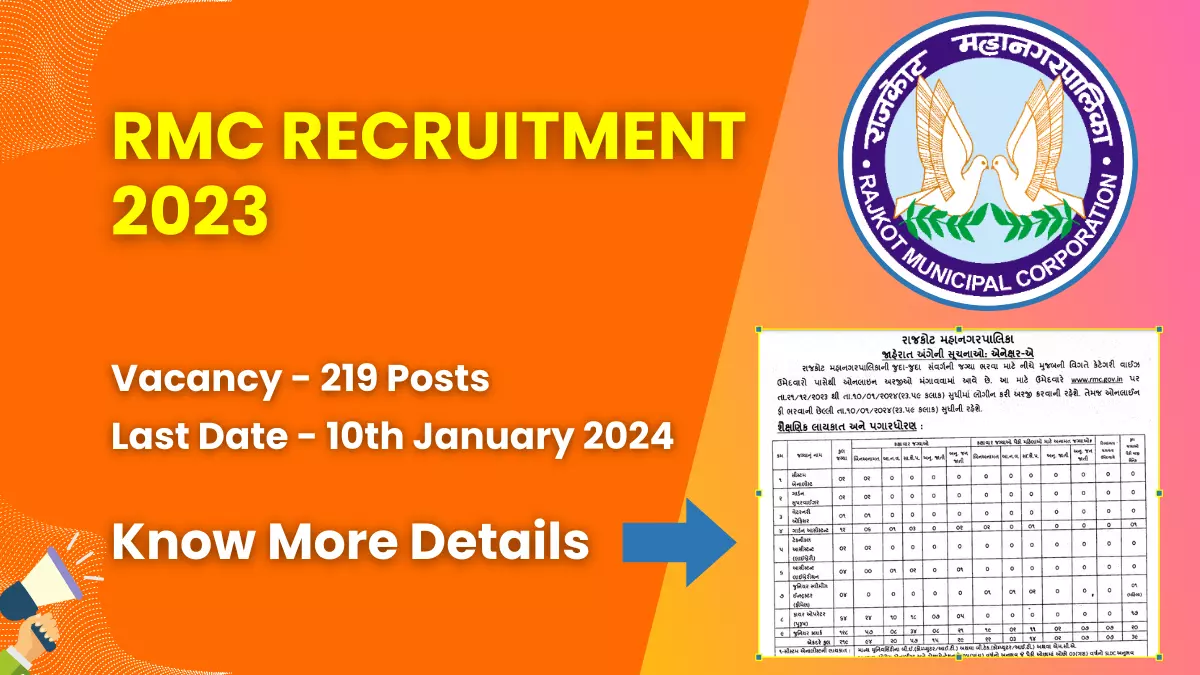 RMC Recruitment 2023