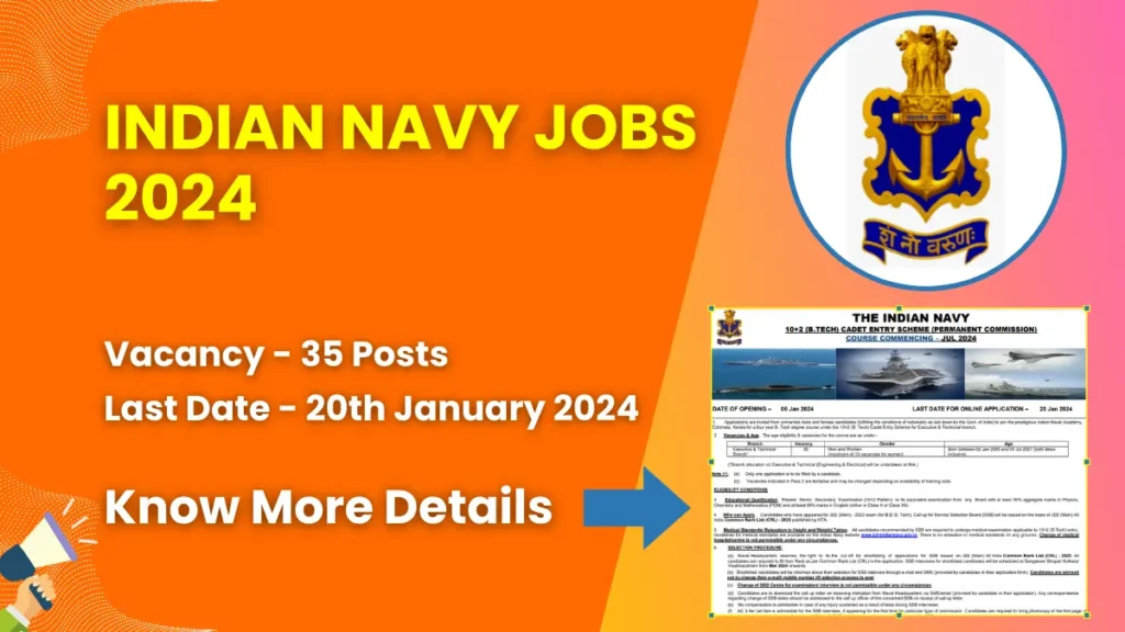 Indian Navy Jobs 2024