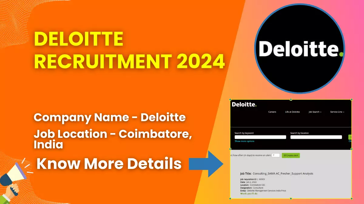 Deloitte Recruitment 2024 | Check Eligibility, How to Apply, and More 1 Deloitte Recruitment 2024