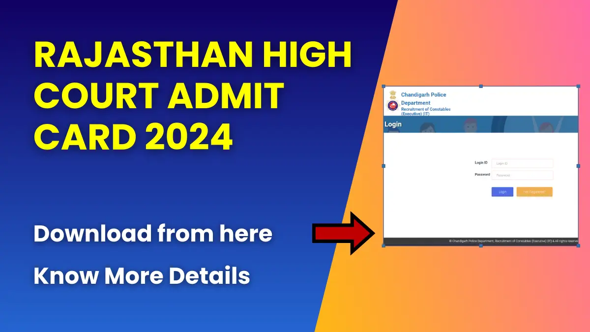 Chandigarh Police IT Constable Admit Card 2024