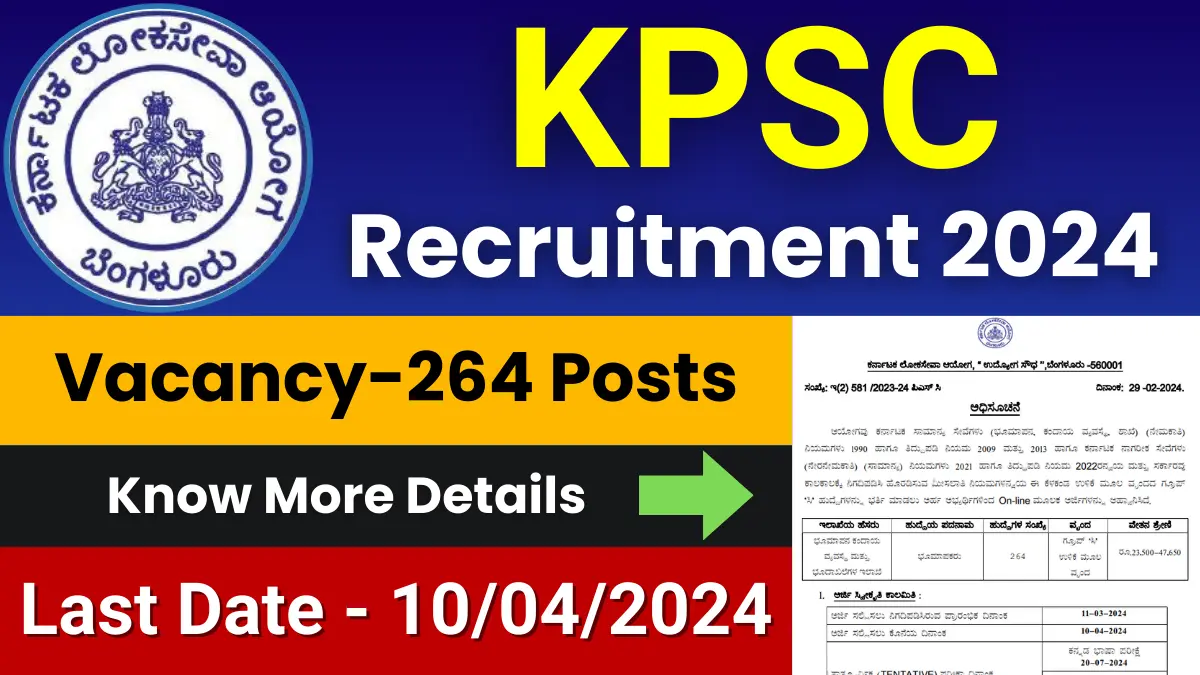 KPSC Land Surveyor (RPC) Jobs 2024