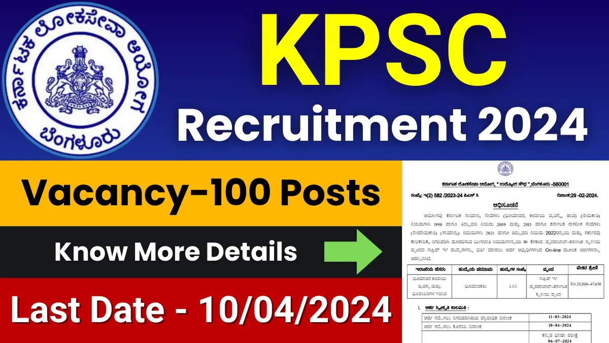 KPSC Land Surveyor (HK) Jobs 2024