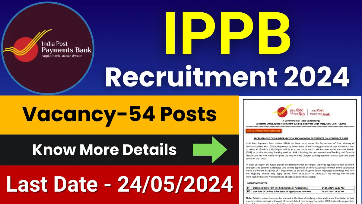 IPPB Recruitment 2024