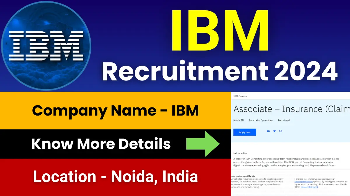 IBM Recruitment 2024