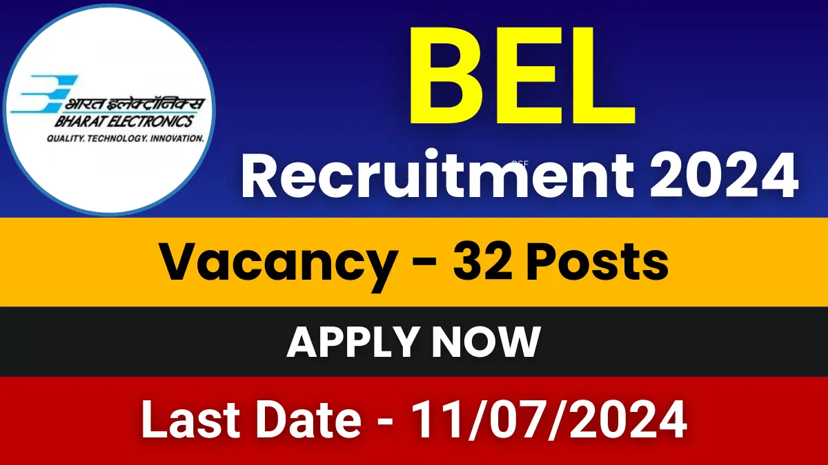BEL Technician Jobs 2024