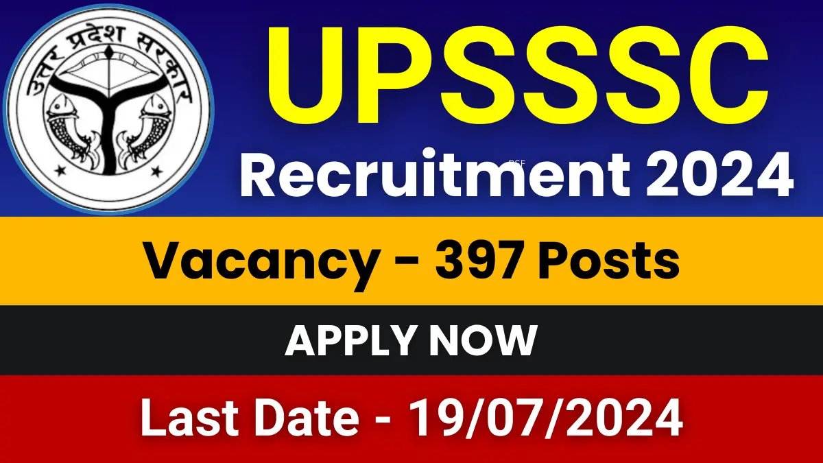 UPSSSC Recruitment 2024