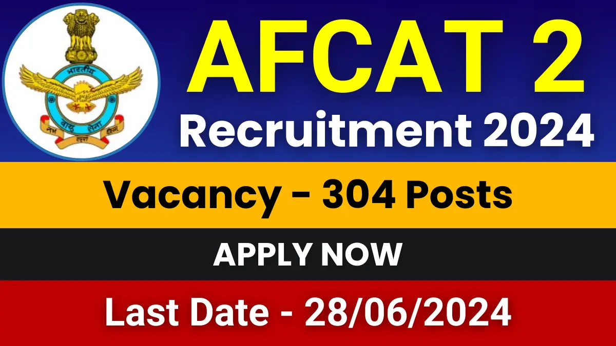 AFCAT 2 Notification 2024