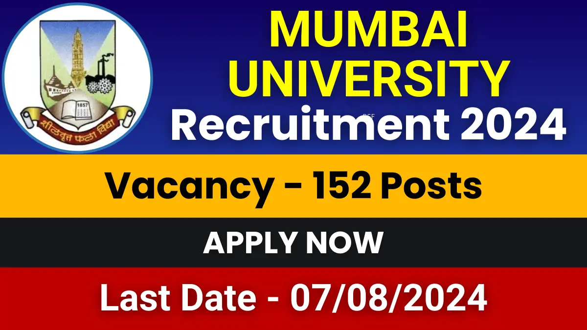 Mumbai University Recruitment 2024