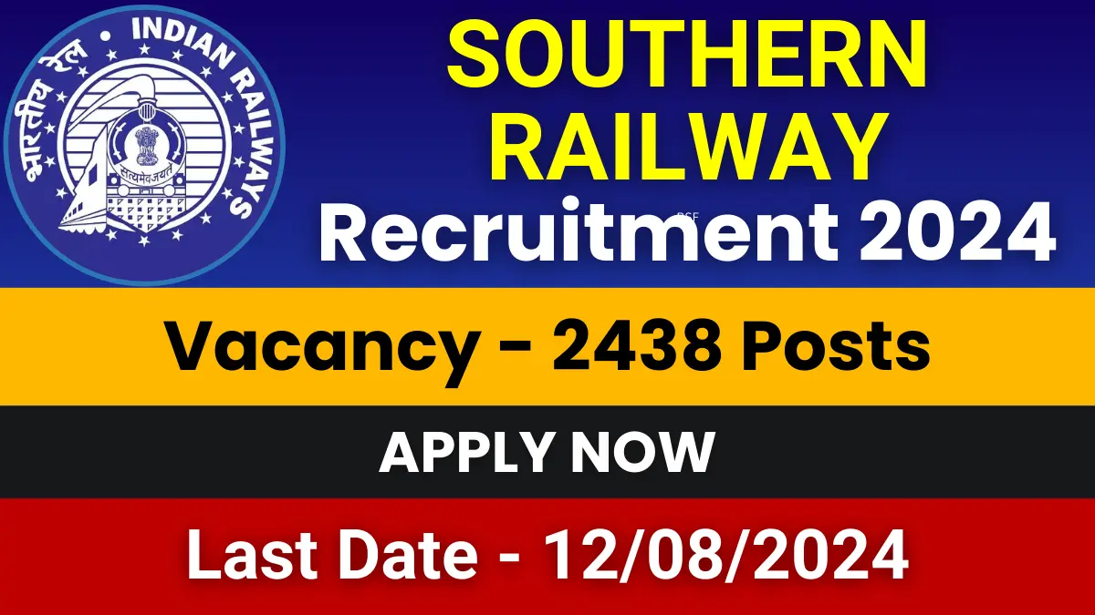 Southern Railway Apprentice Jobs 2024