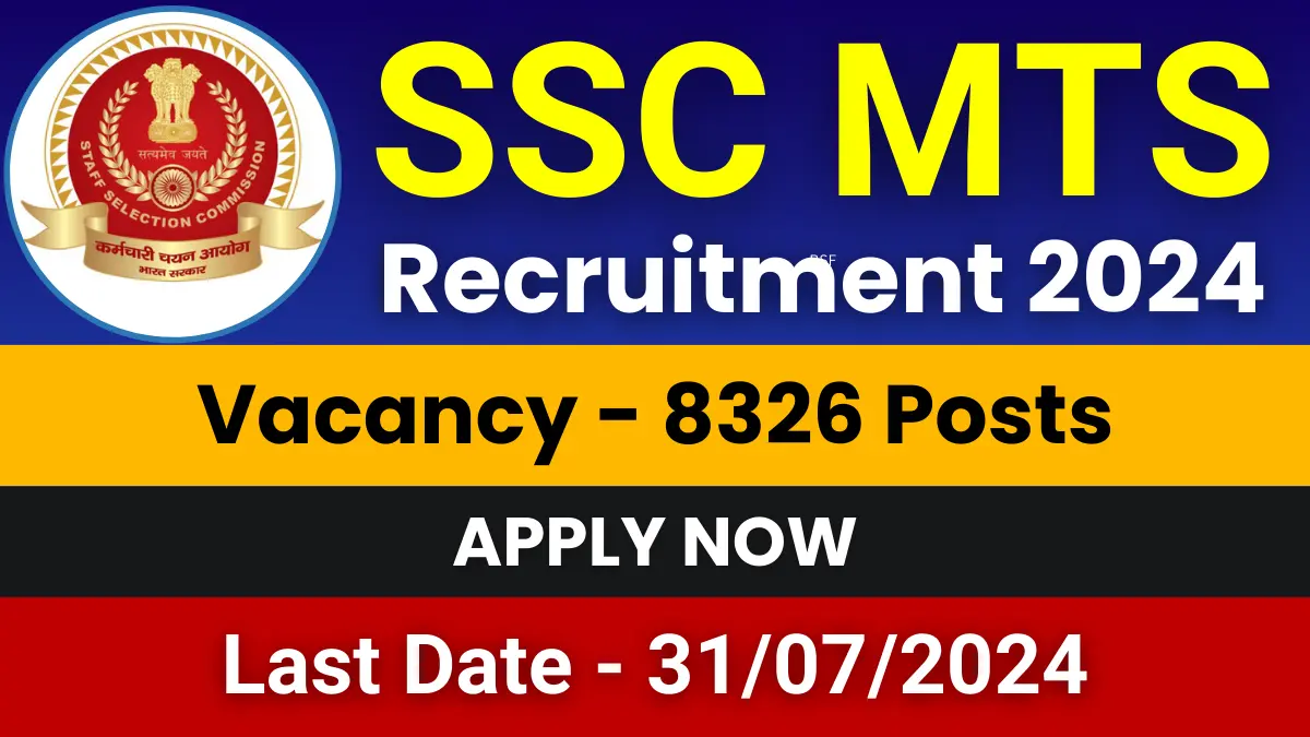 SSC MTS Recruitment 2024
