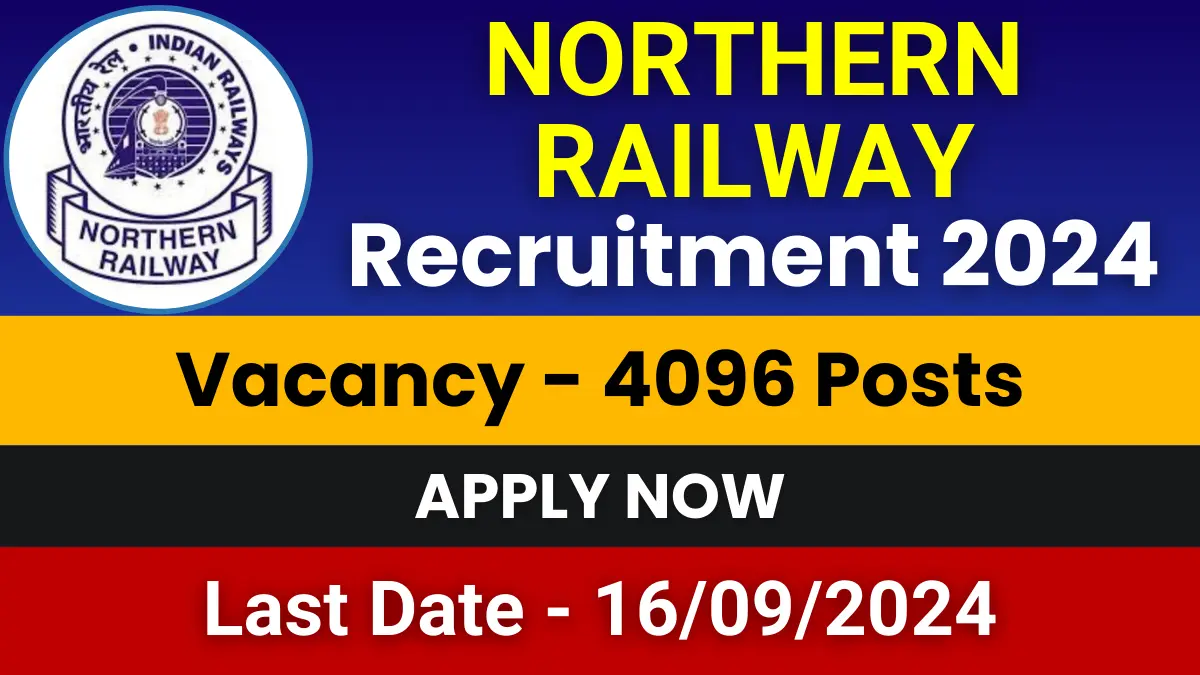 Northern Railway Apprentice Jobs 2024