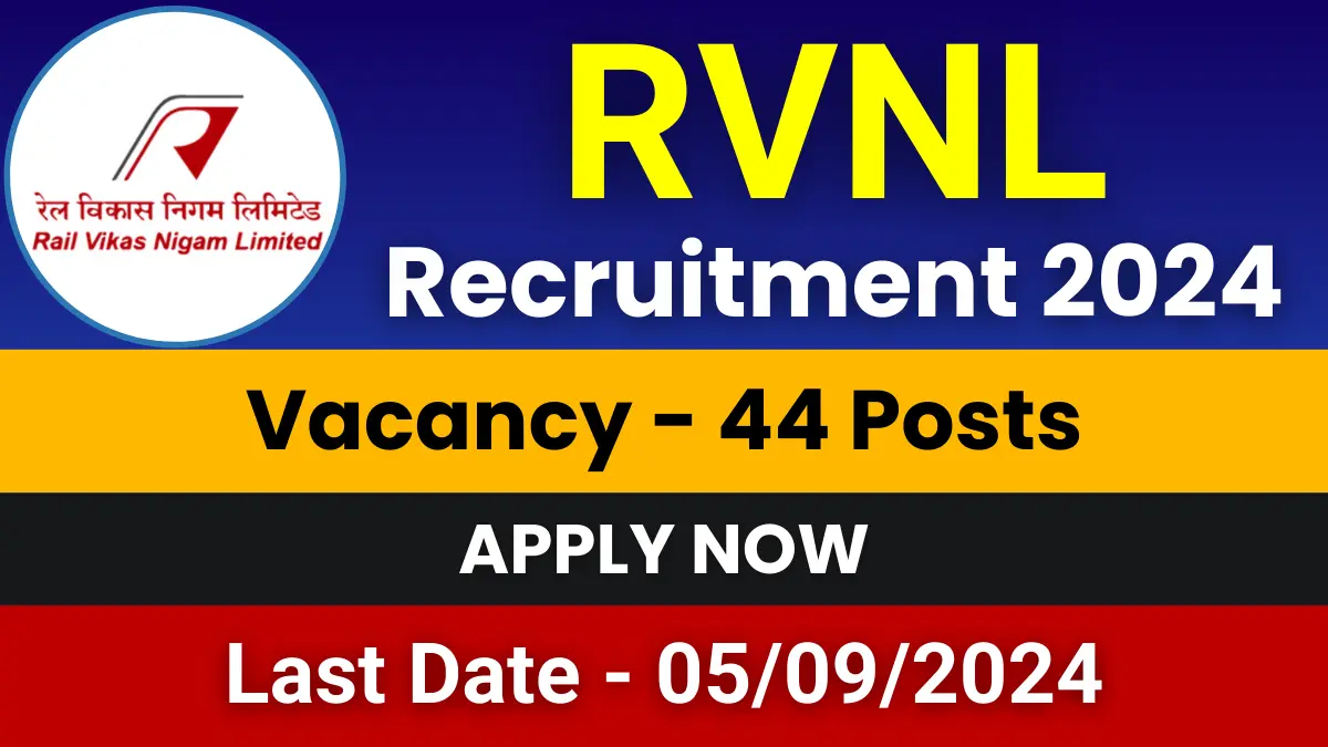 RVNL Executive Jobs 2024