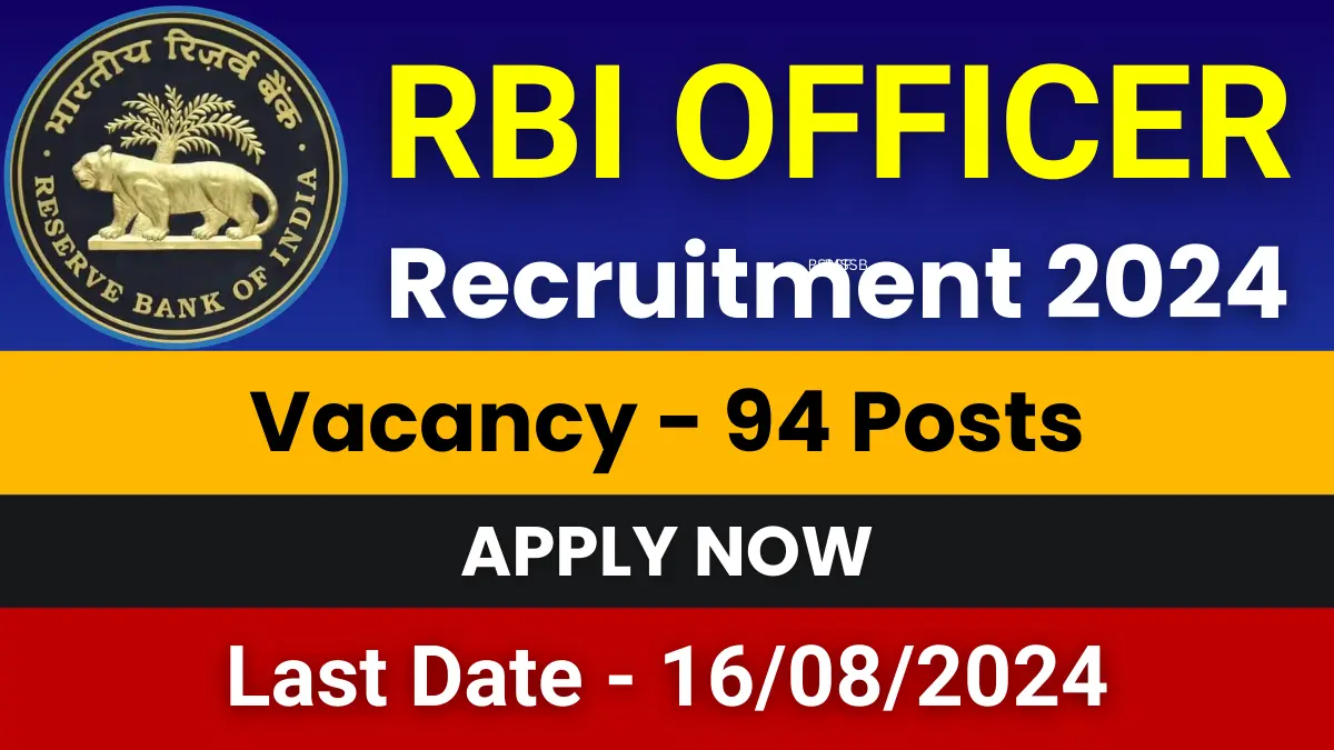 RBI Officer Recruitment 2024 Notification for 94 Posts | Apply Now 1 RBI Officer Recruitment 2024