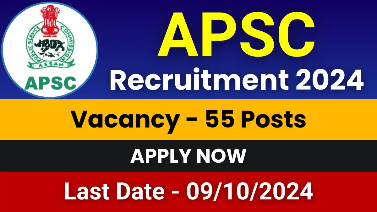 APSC Stenographer Jobs 2024