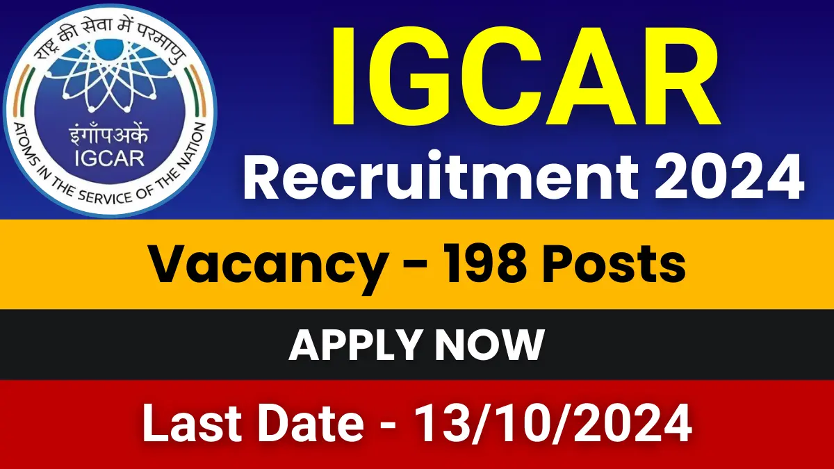 IGCAR Trade Apprentice Jobs 2024 for 198 Posts | Apply Now 1 IGCAR Trade Apprentice Jobs 2024