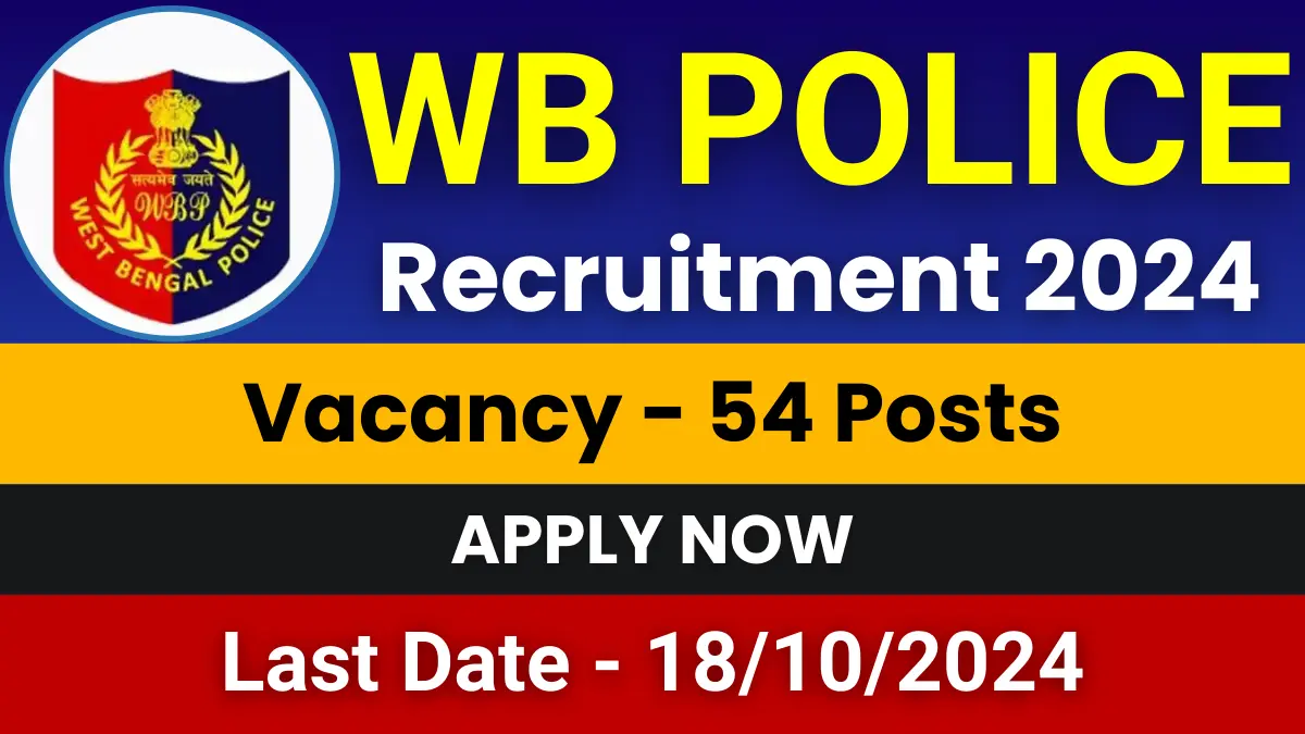 WB Police Recruitment 2024