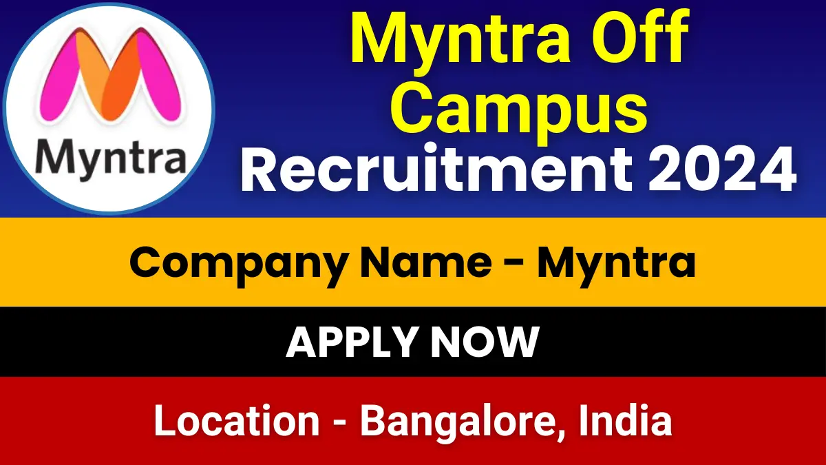 Myntra Off Campus Jobs 2024 | Apply Now 1 Myntra Off Campus Jobs 2024
