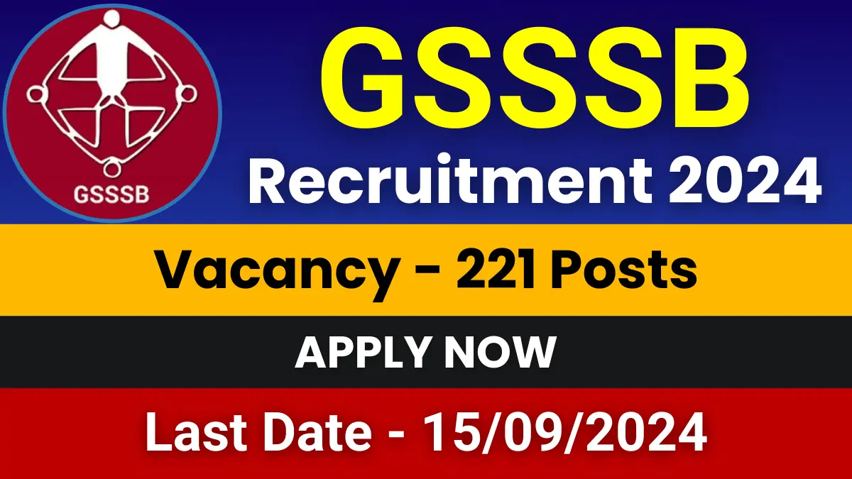 GSSSB Recruitment 2024