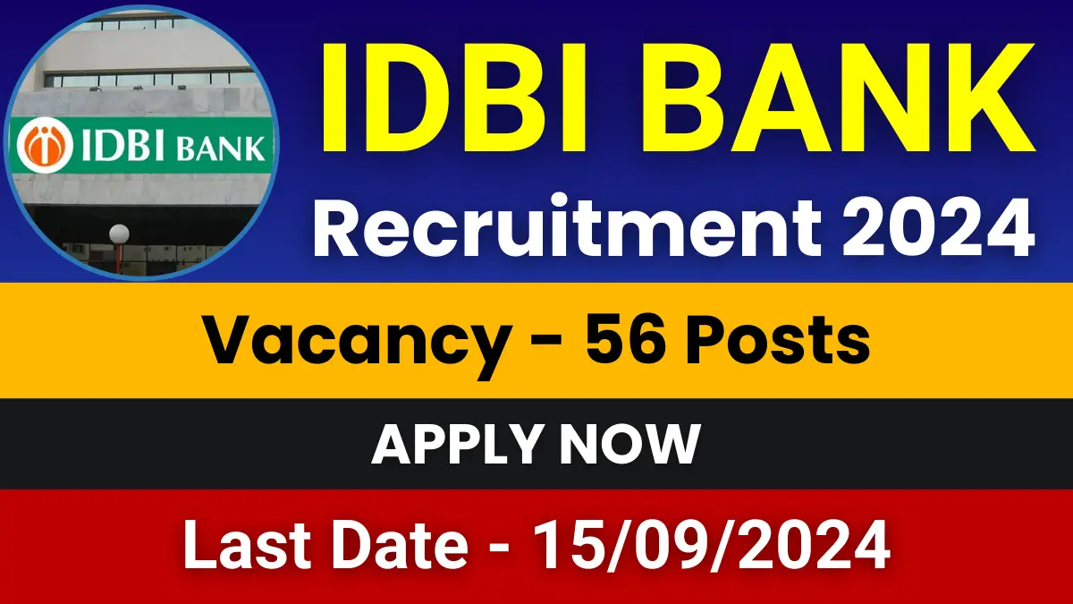 IDBI Bank Manager Recruitment 2024