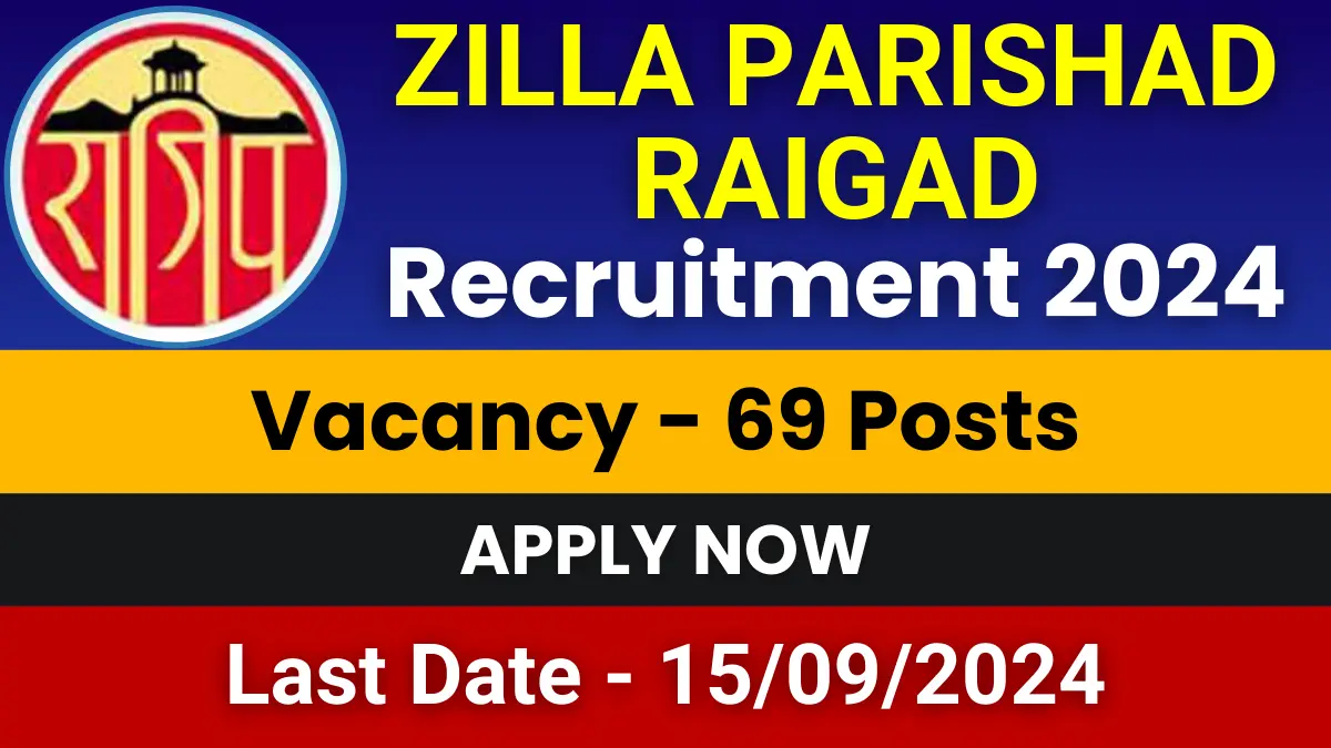 Zilla Parishad Raigad Recruitment 2024